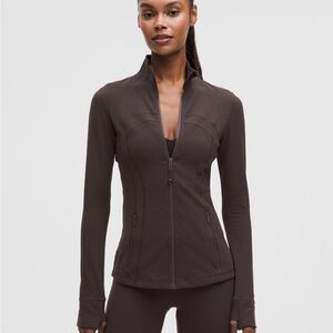 Lululemon Athletica Nulu Define Jacket in the color sequoia it is buttery soft